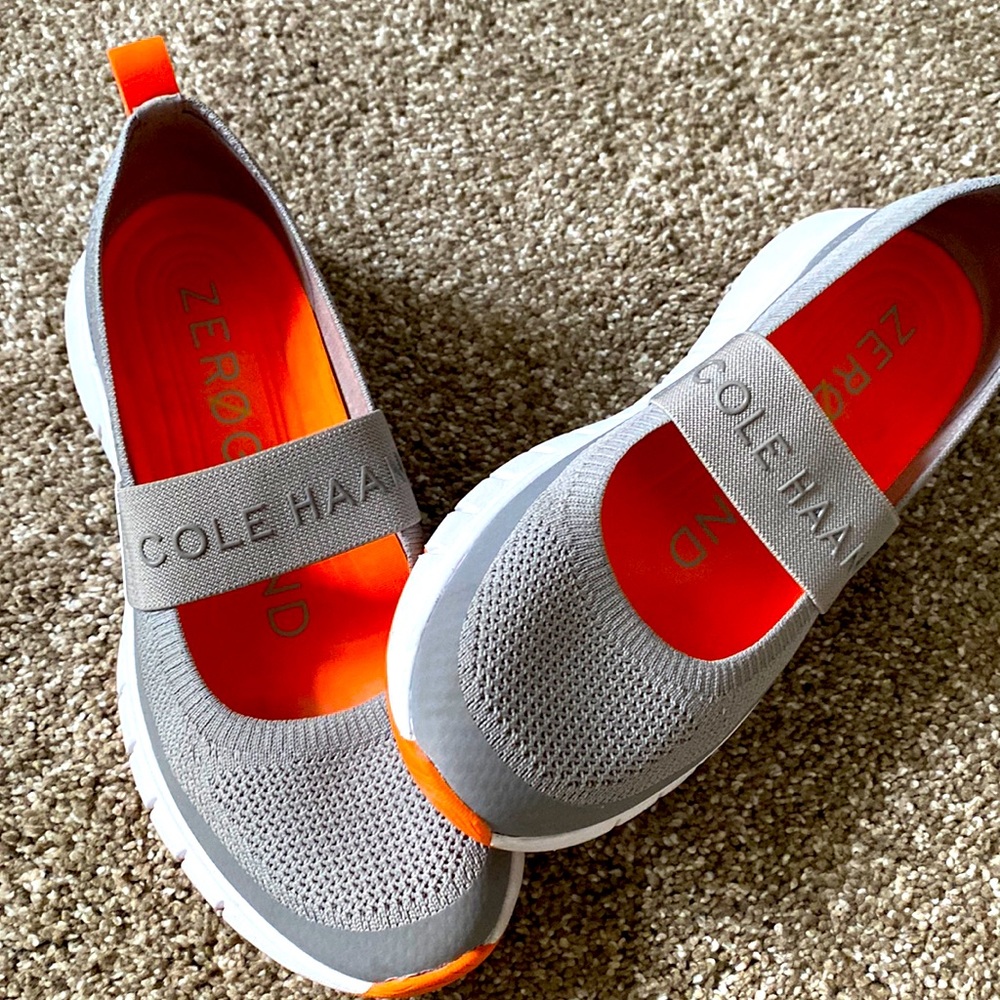 Cole Haan zero grand orange mary Jane sneakers